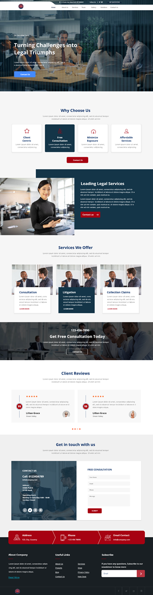 Web Design by Andrew Asiimwe for Stop The Lawsuits | Design: #31981917