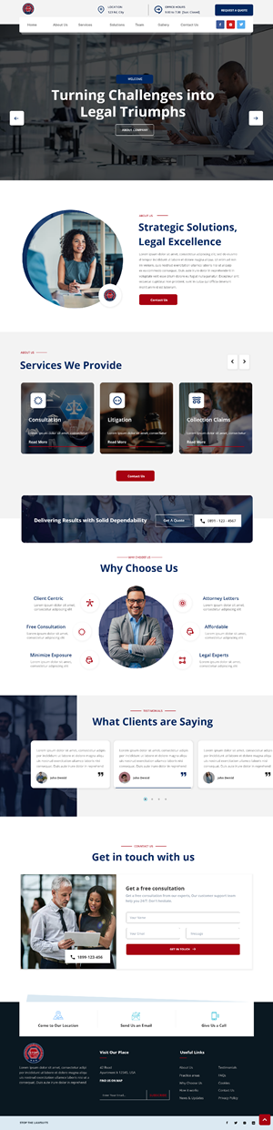 Web Design by Andrew Asiimwe for Stop The Lawsuits | Design: #31981919