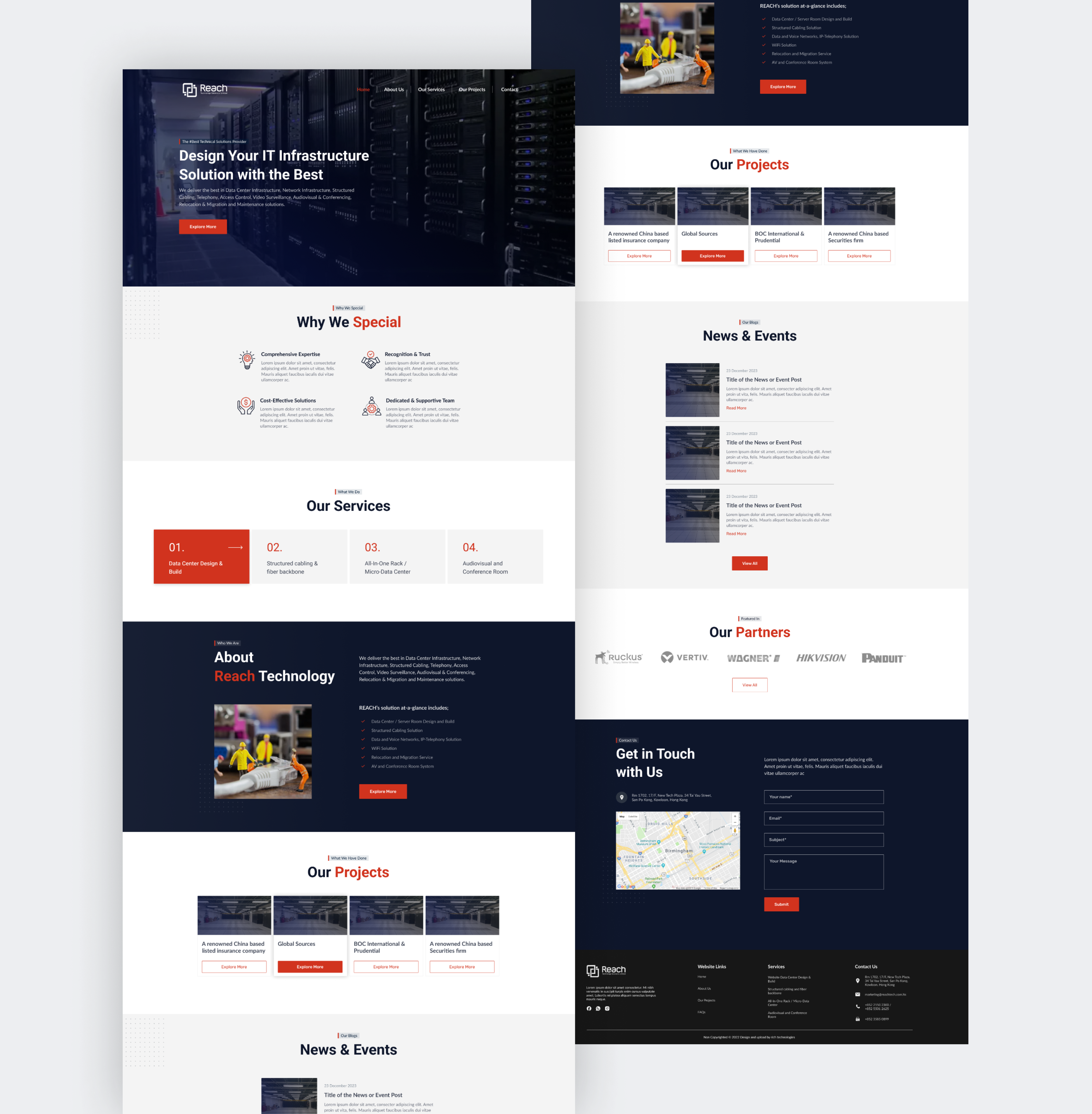 Wix Design by Lahiru Nanayakkara for Reach Technology Solutions Limited | Design #31986774