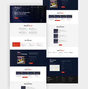 Wix Design by Lahiru Nanayakkara for Reach Technology Solutions Limited | Design: #31986774