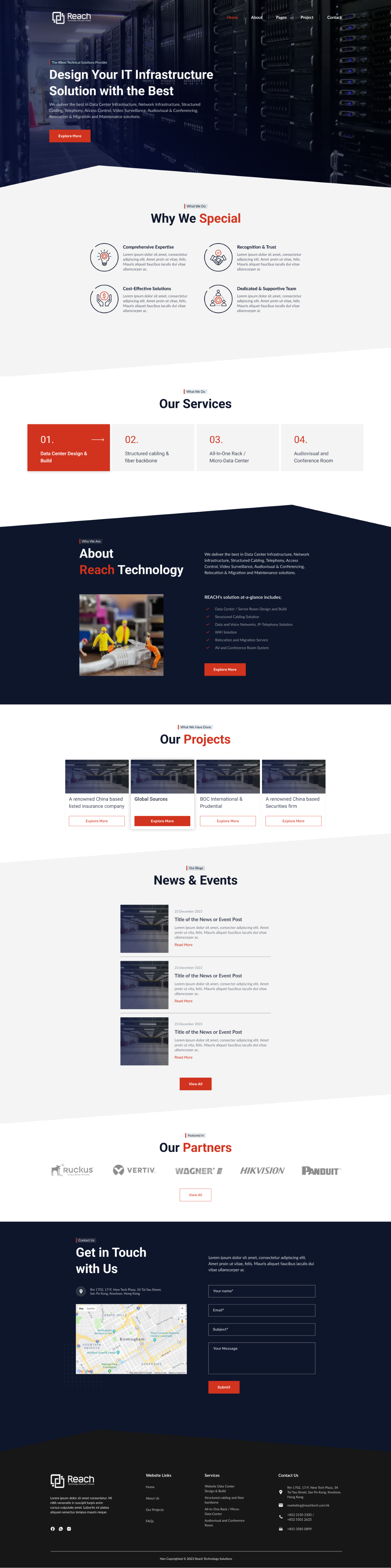 Wix Design by Lahiru Nanayakkara for Reach Technology Solutions Limited | Design #31991432