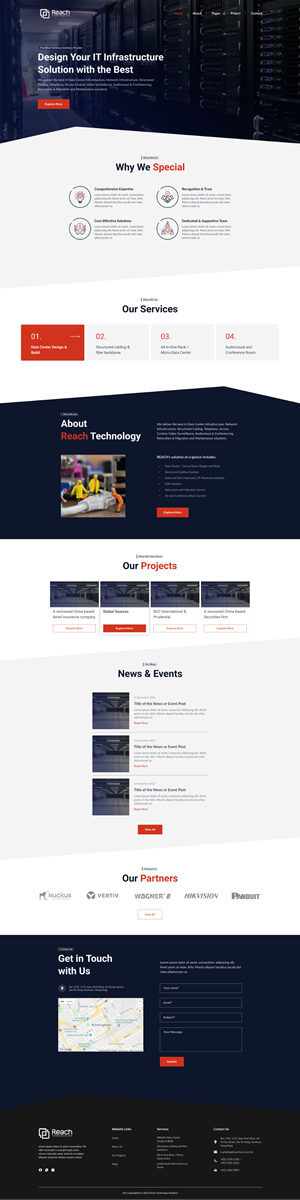 Wix Design by Lahiru Nanayakkara for Reach Technology Solutions Limited | Design: #31991432