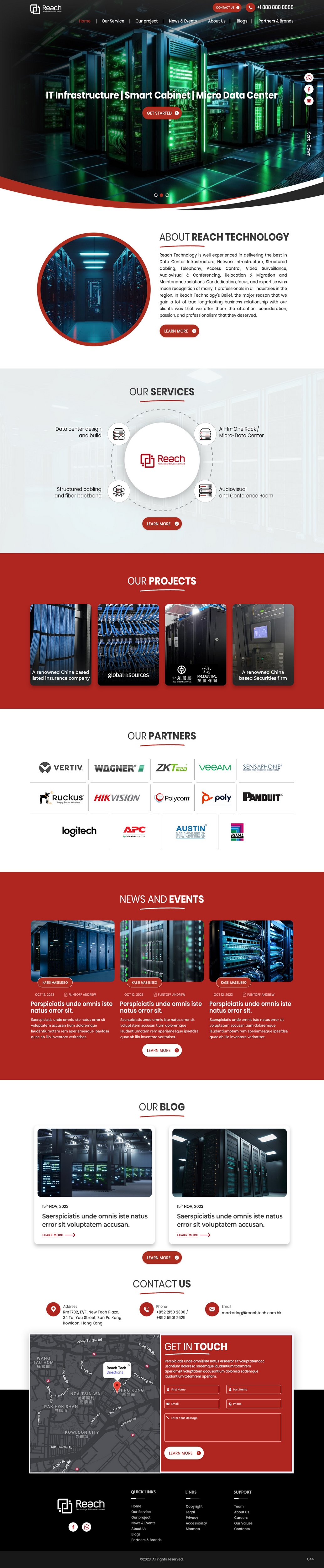 Wix Design by pb for Reach Technology Solutions Limited | Design #31961178