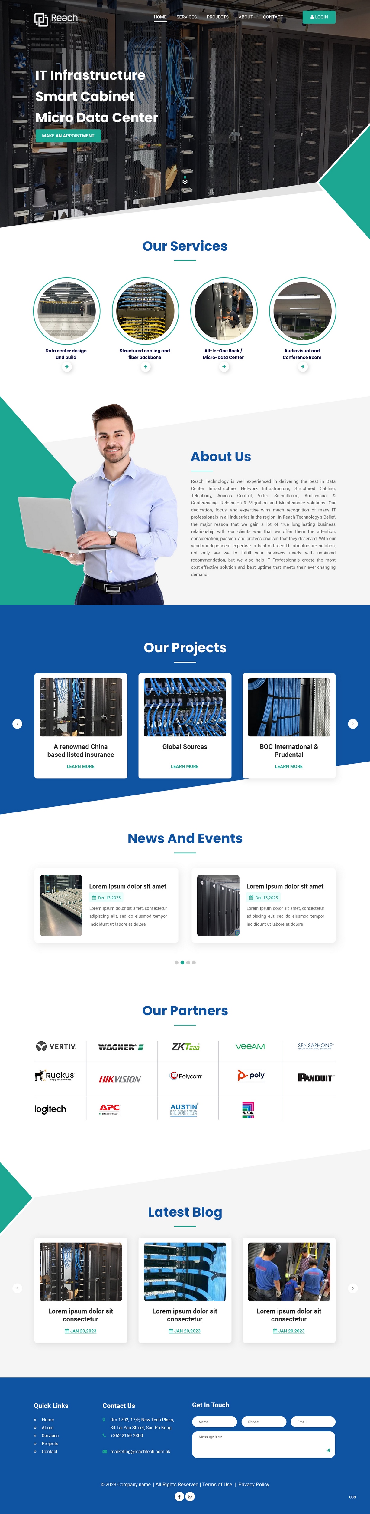 Wix Design by pb for Reach Technology Solutions Limited | Design #31961179