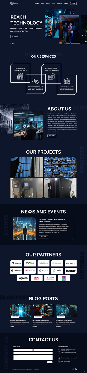 Wix Design by pb for Reach Technology Solutions Limited | Design: #31961180