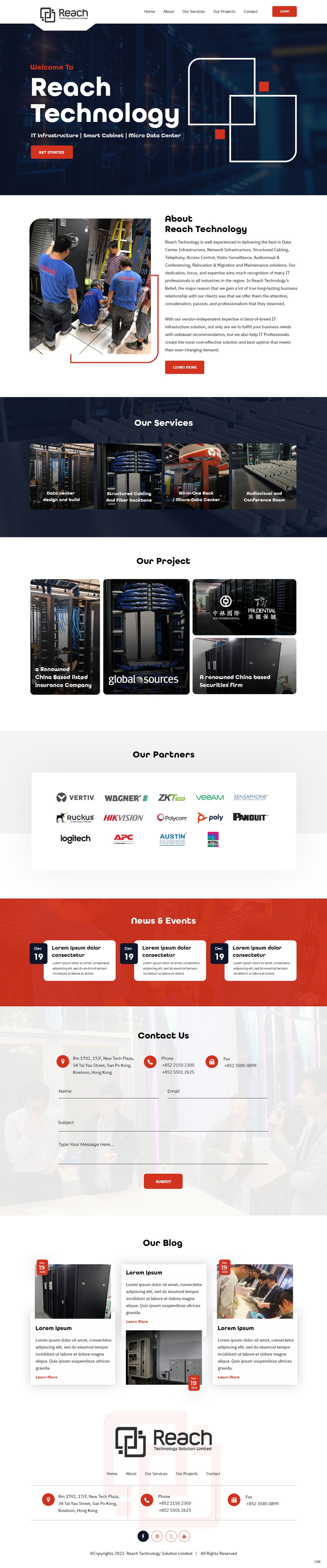 Wix Design by pb for Reach Technology Solutions Limited | Design #31961184