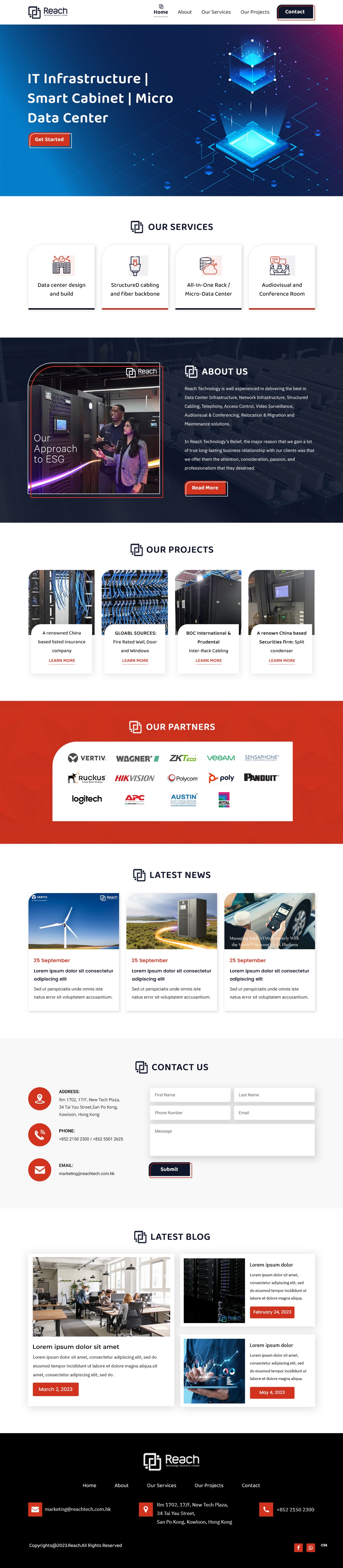 Wix Design by pb for Reach Technology Solutions Limited | Design #31961191