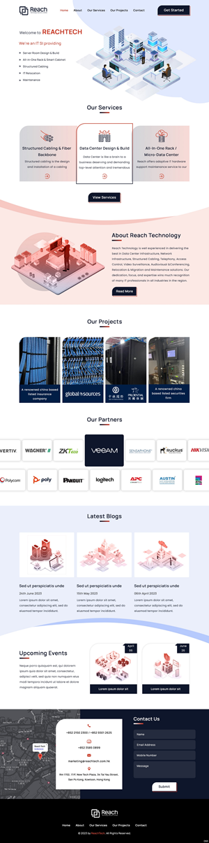 Wix Design by pb for Reach Technology Solutions Limited | Design: #31961195