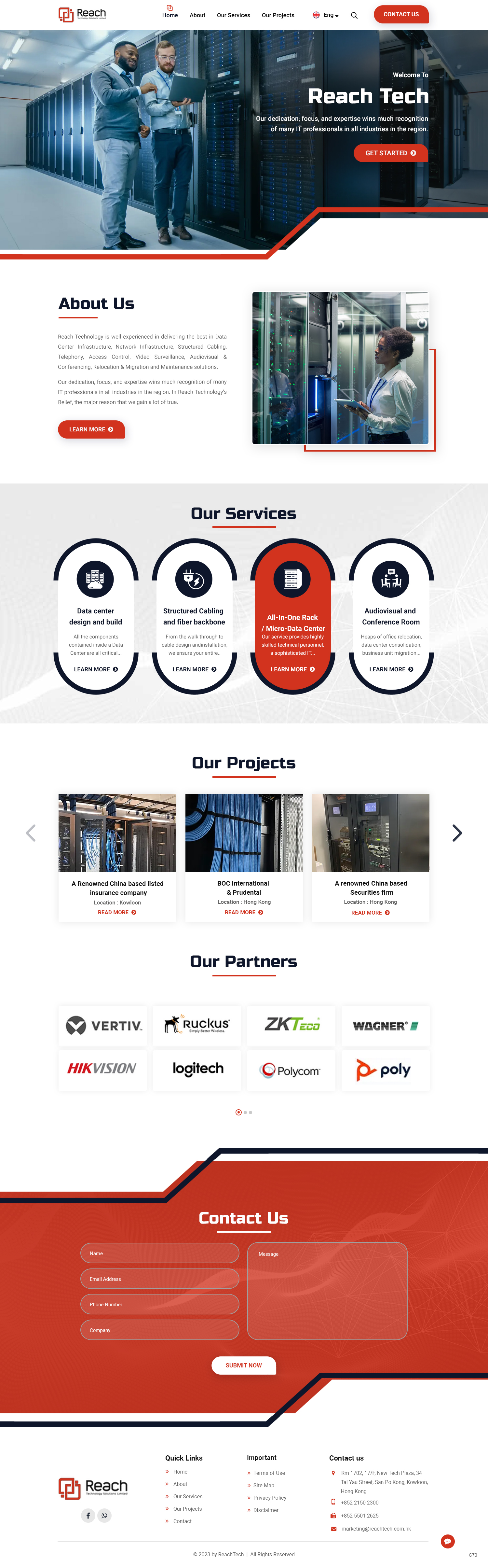 Wix Design by pb for Reach Technology Solutions Limited | Design #31961196