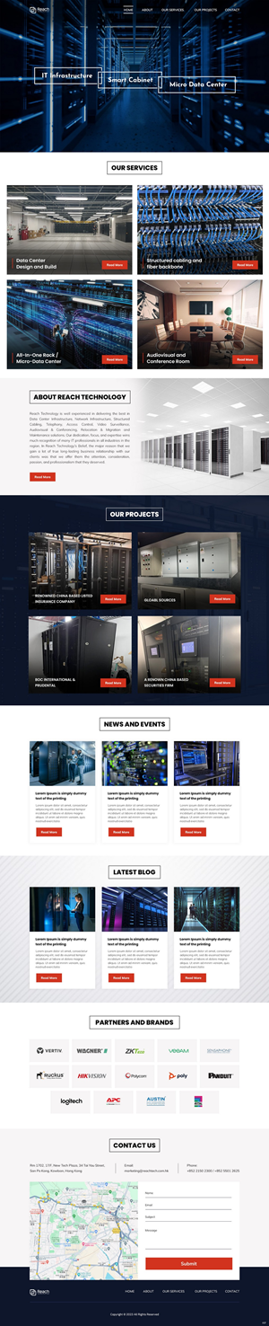 Wix Design by pb for Reach Technology Solutions Limited | Design: #31961206