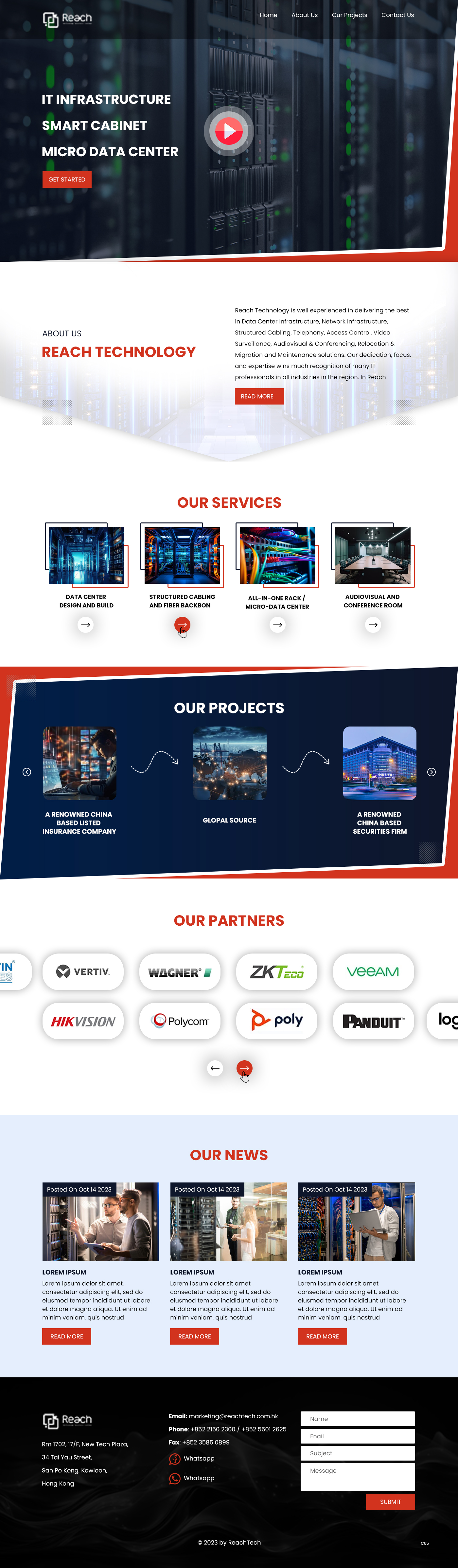 Wix Design by pb for Reach Technology Solutions Limited | Design #31968505