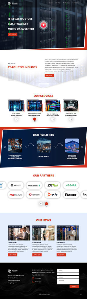 Wix Design by pb for Reach Technology Solutions Limited | Design: #31968505