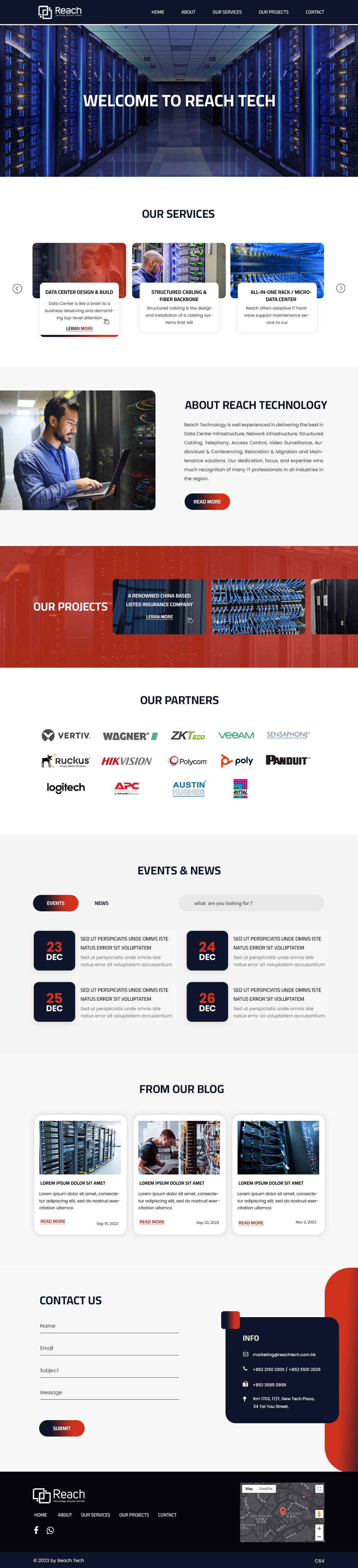 Wix Design by pb for Reach Technology Solutions Limited | Design #31968509
