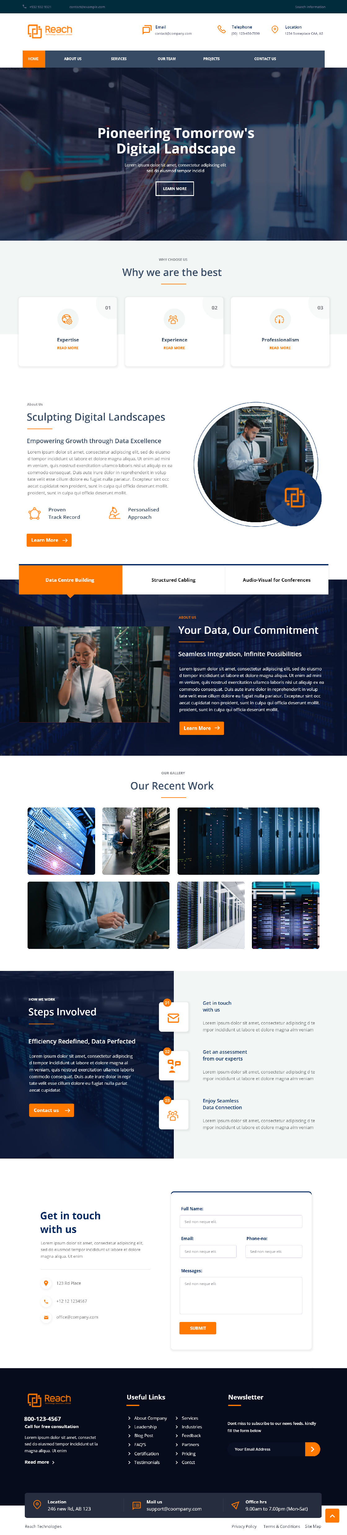 Wix Design by Andrew Asiimwe for Reach Technology Solutions Limited | Design #32077703