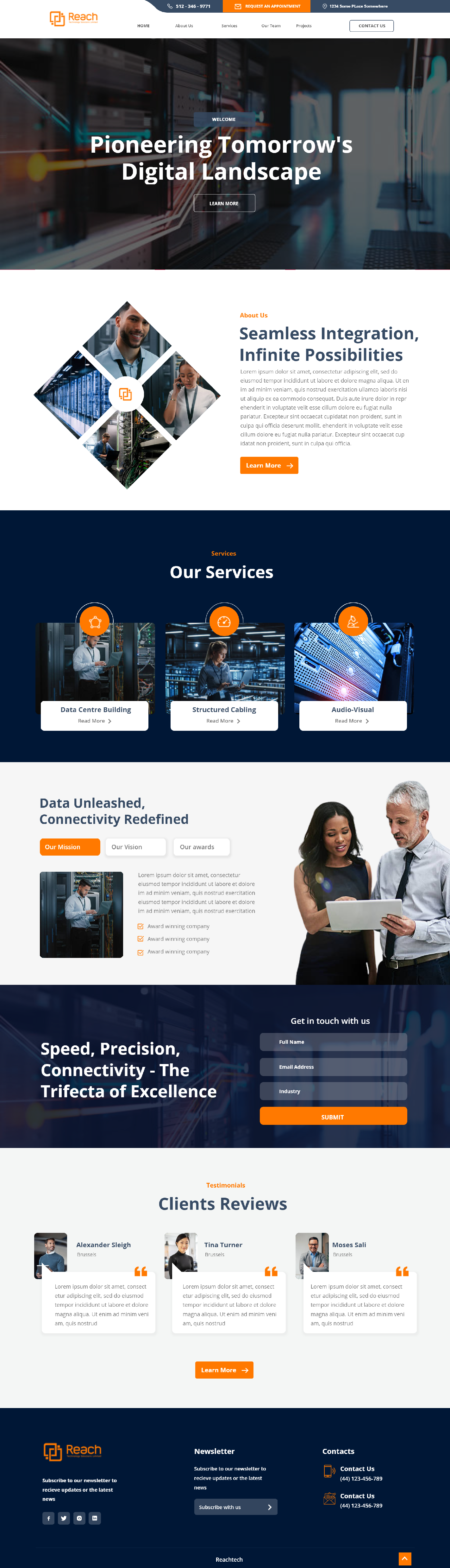 Wix Design by Andrew Asiimwe for Reach Technology Solutions Limited | Design #32077705