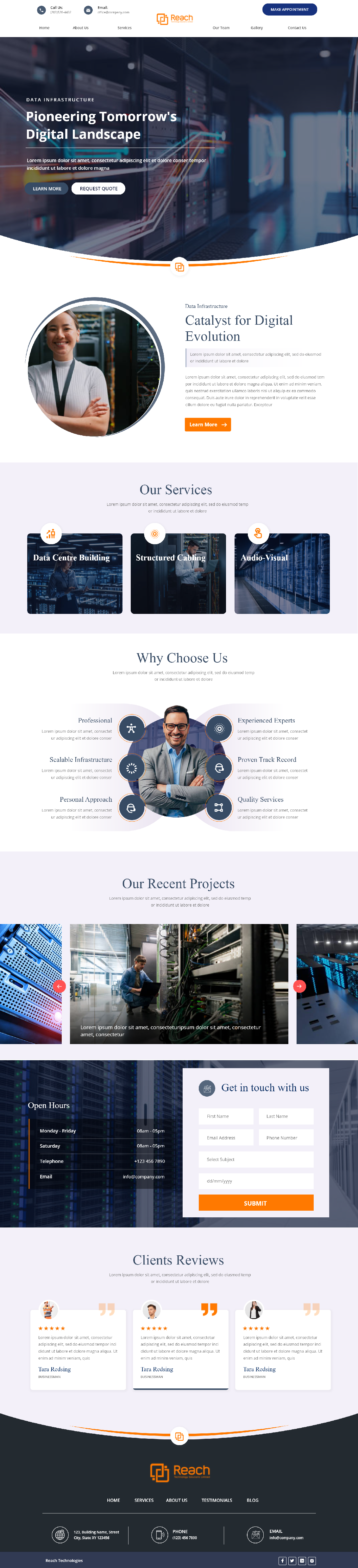 Wix Design by Andrew Asiimwe for Reach Technology Solutions Limited | Design #32078620