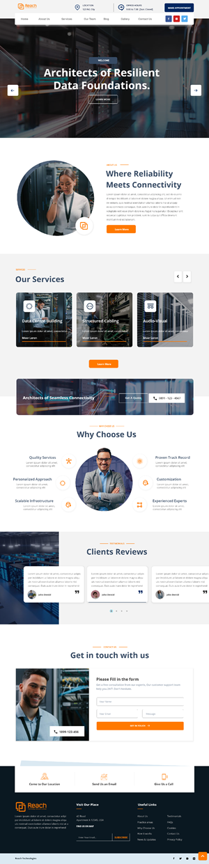 Wix Design by Andrew Asiimwe for Reach Technology Solutions Limited | Design: #32078649