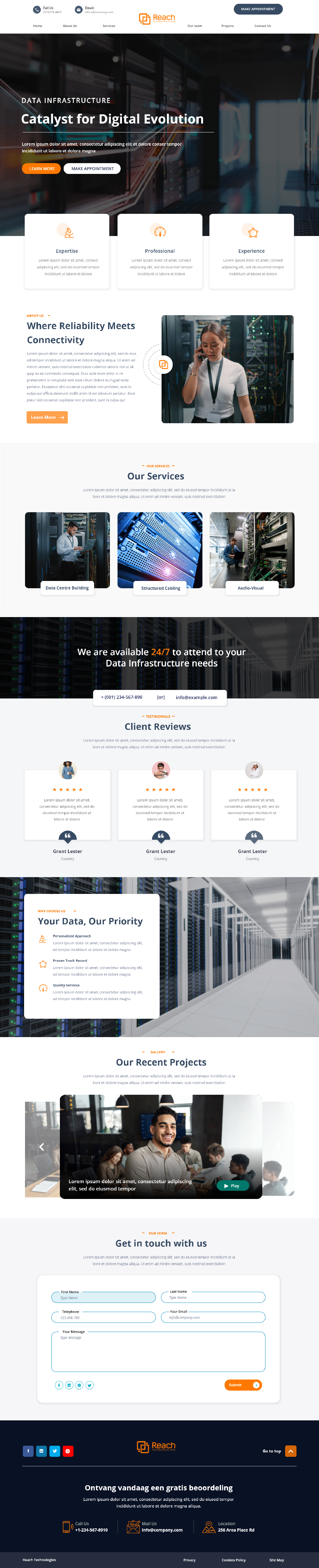 Wix Design by Andrew Asiimwe for Reach Technology Solutions Limited | Design #32078653