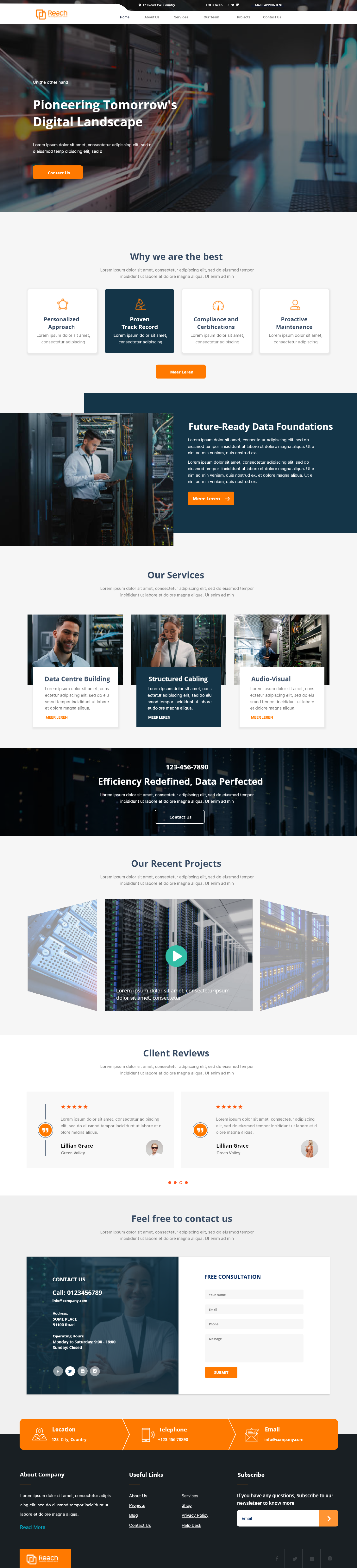Diseño Wix por Andrew Asiimwe para Reach Technology Solutions Limited | Diseño #32078656