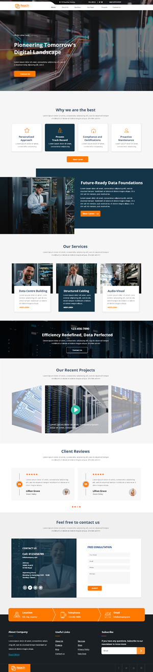 Wix Design by Andrew Asiimwe for Reach Technology Solutions Limited | Design: #32078656