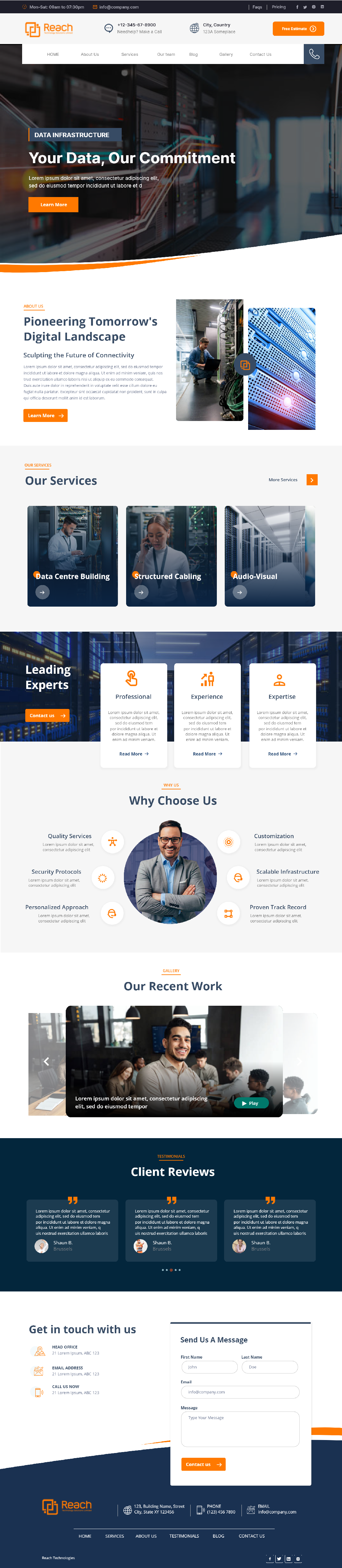 Wix Design by Andrew Asiimwe for Reach Technology Solutions Limited | Design #32079770