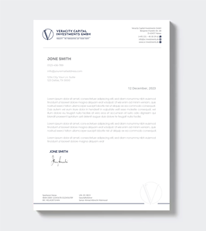 Letterhead Design by artbitin for this project | Design: #31957048