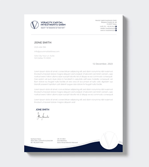 Letterhead Design by artbitin for this project | Design: #31957050