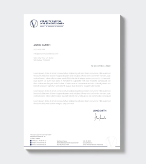Letterhead Design by artbitin for this project | Design: #31957051