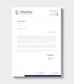 Letterhead Design by artbitin for this project | Design: #31957052