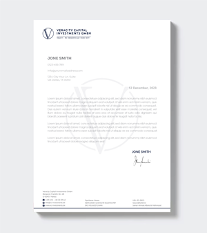 Letterhead Design by artbitin for this project | Design: #31957053