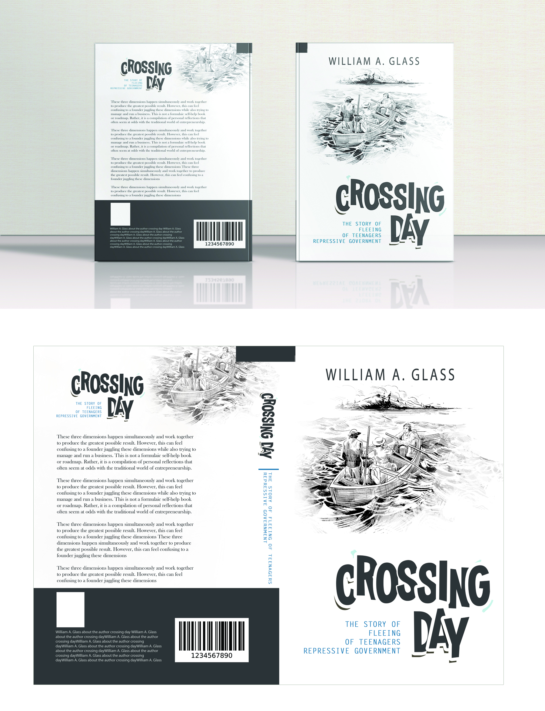 Book Cover Design by Resolution -  Artistic Production Services for William A. Glass, Author LLC | Design #31996447