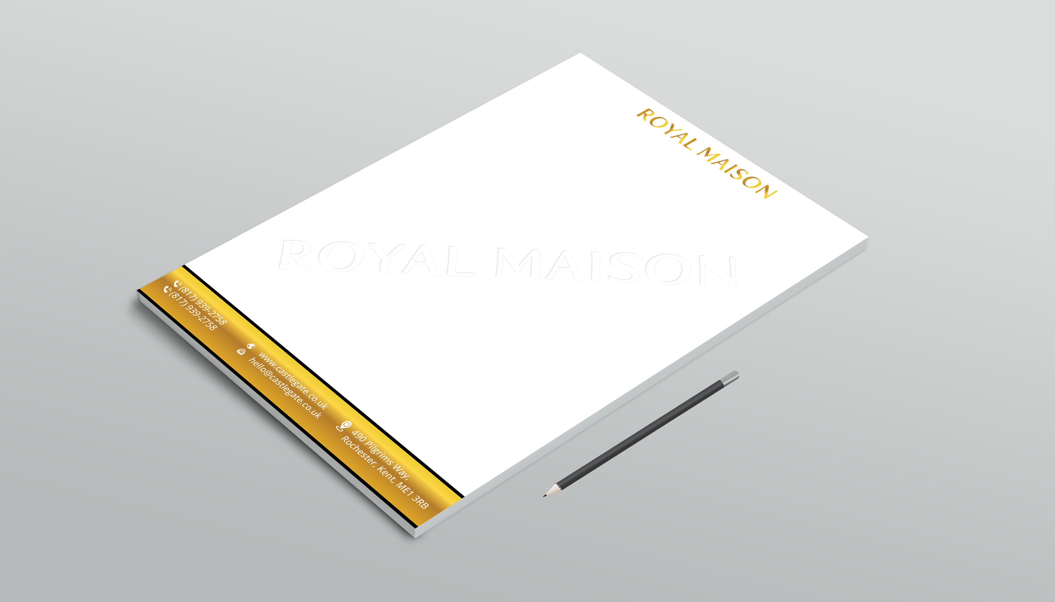 Stationery Design by DesignerShahadat for this project | Design #31998224