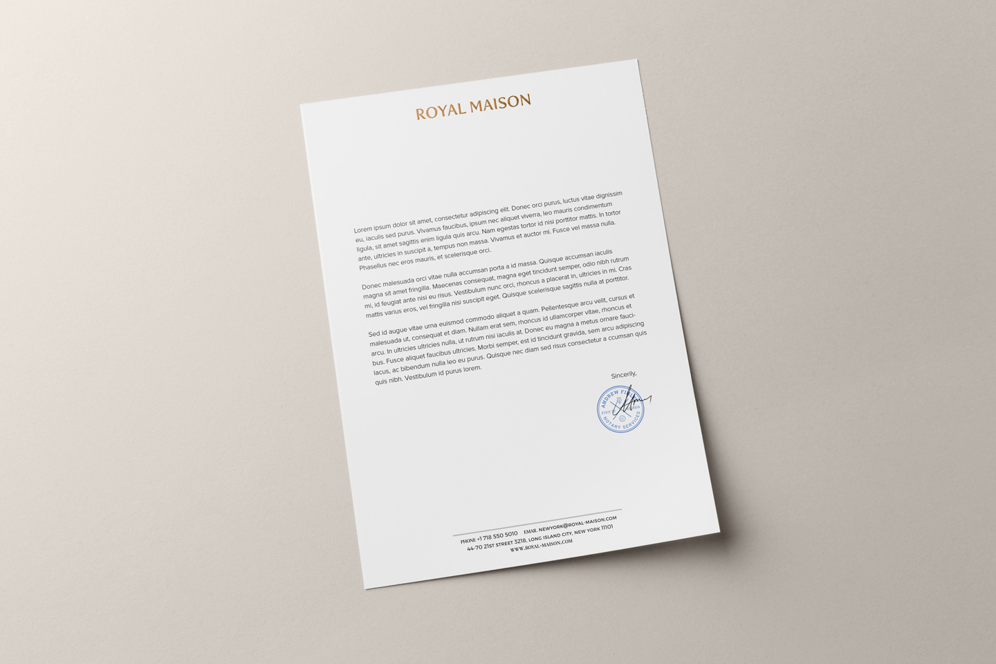 Stationery Design by HYPdesign for this project | Design #31980941