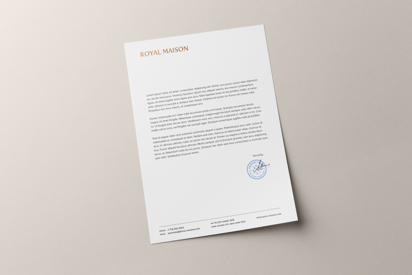 Stationery Design by HYPdesign for this project | Design #31980946
