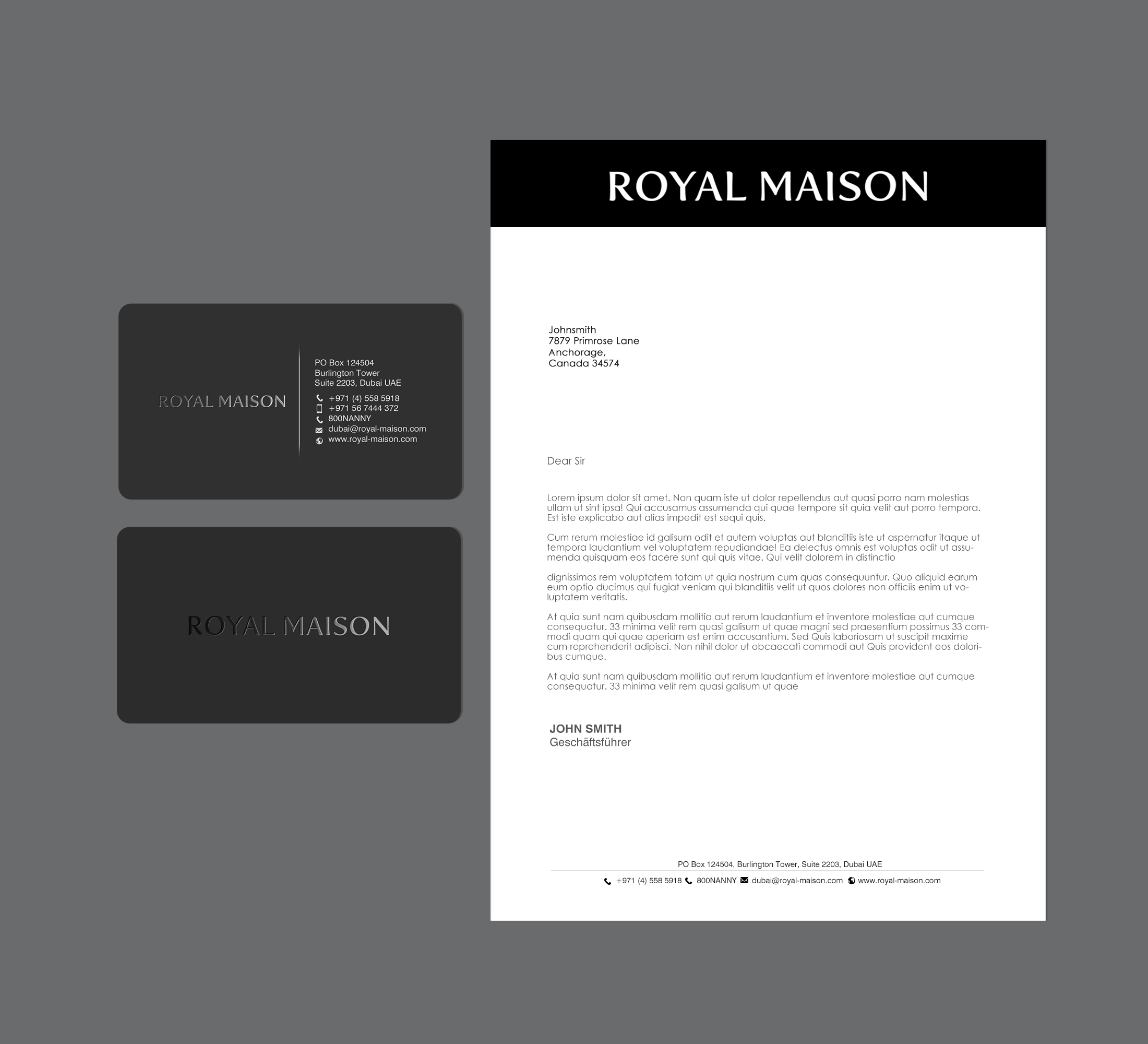 Stationery Design by chandrayaan.creative for this project | Design #32114912