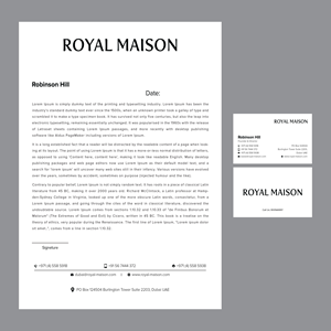 Stationery Design by Bikash Das for this project | Design: #32095122