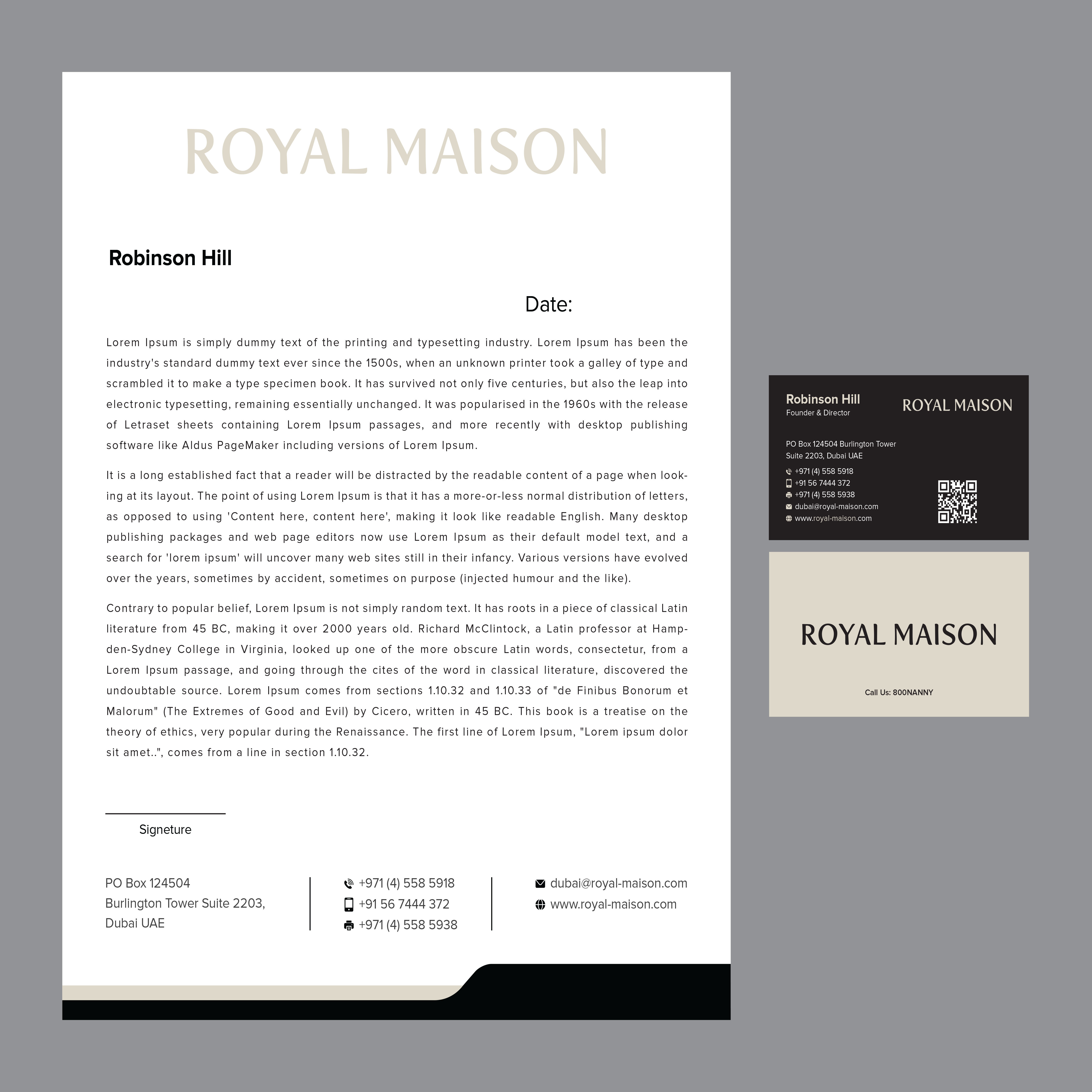 Stationery Design by Bikash Das for this project | Design #32096097
