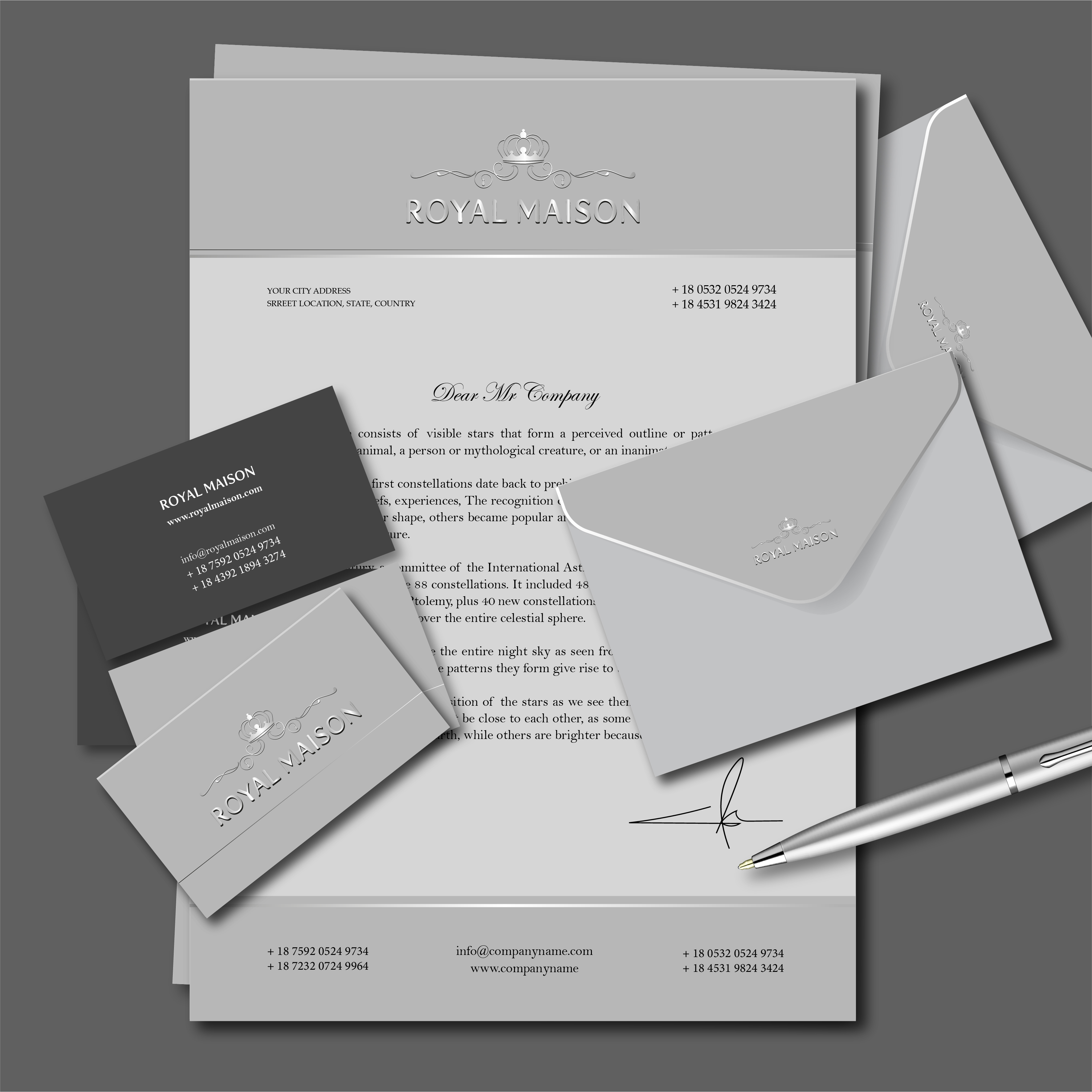 Stationery Design by Ukrdesign for this project | Design #32047411