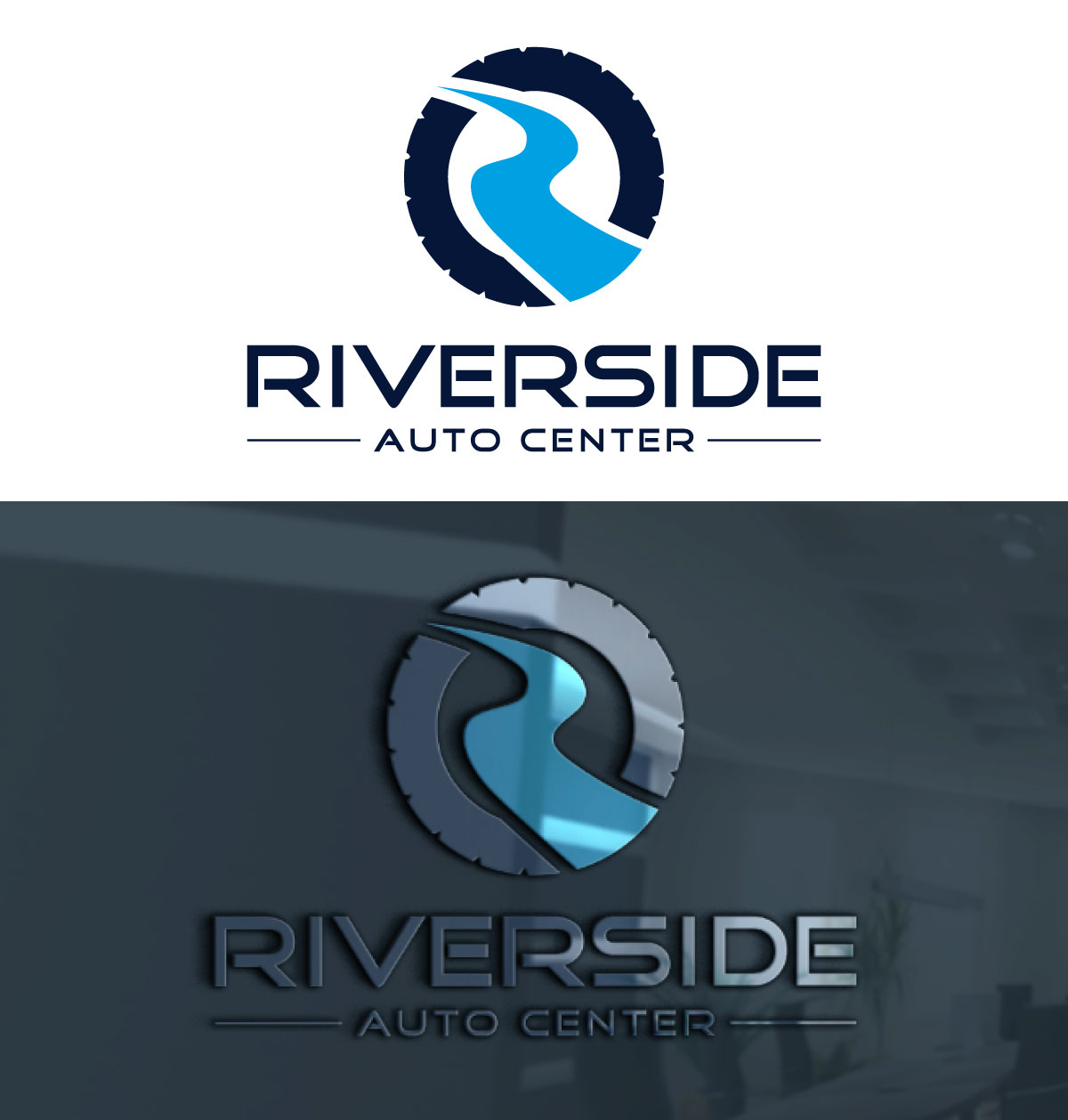 Logo Design by Danial07 for Riverside Auto Center | Design #31966853