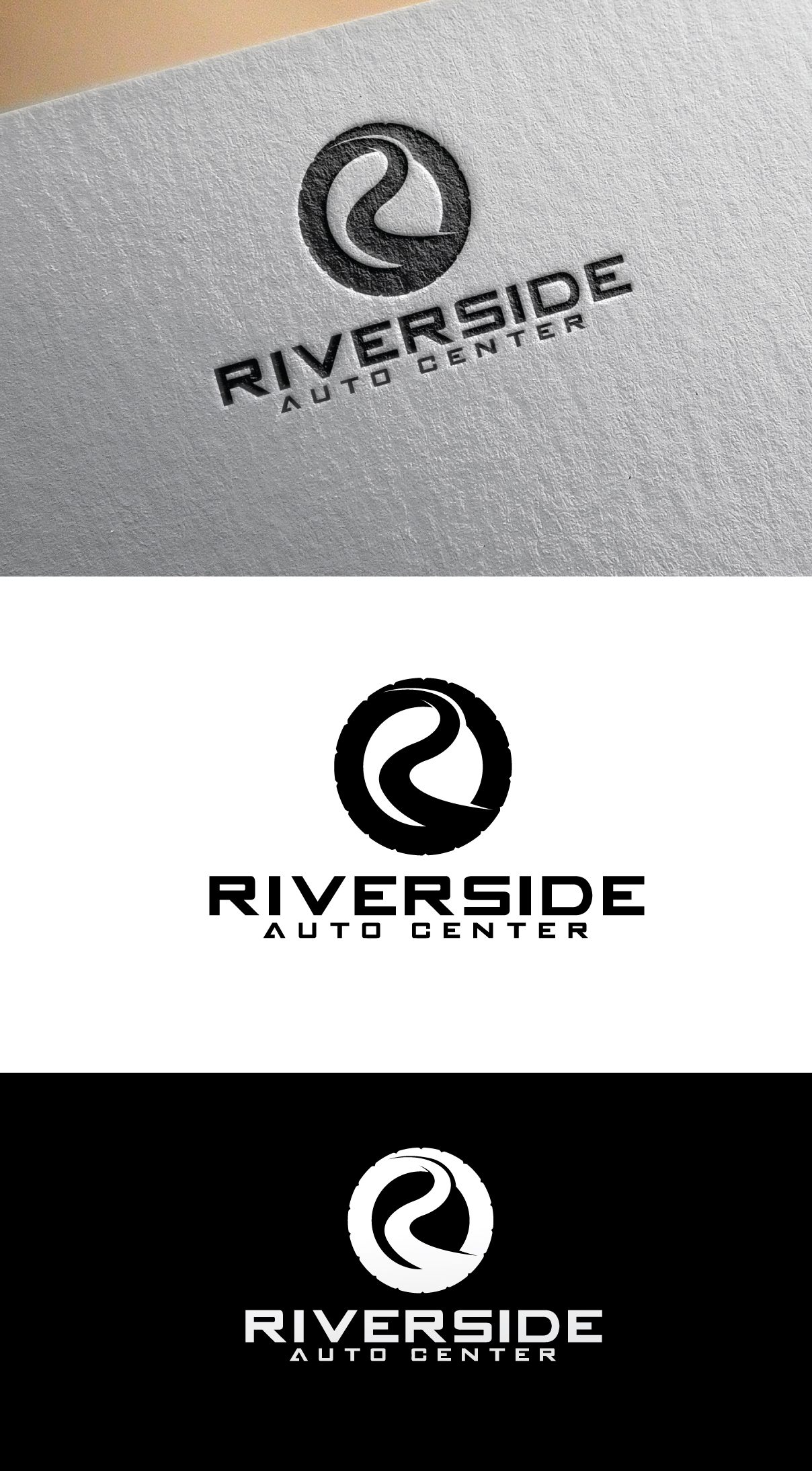 Logo Design by LogoPoko for Riverside Auto Center | Design #31962392