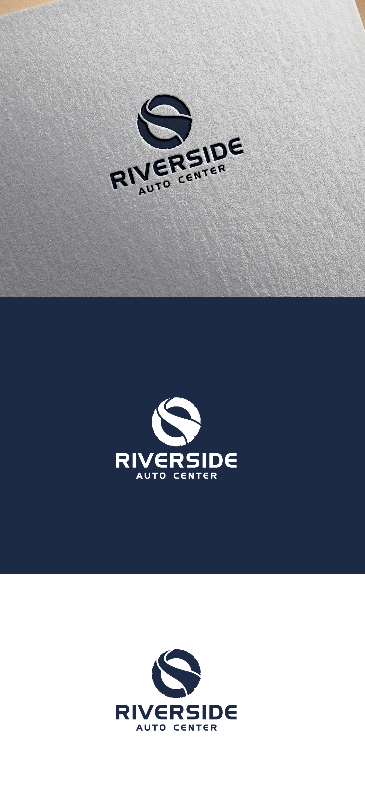 Logo-Design von 100%design für Riverside Auto Center | Design #31958010