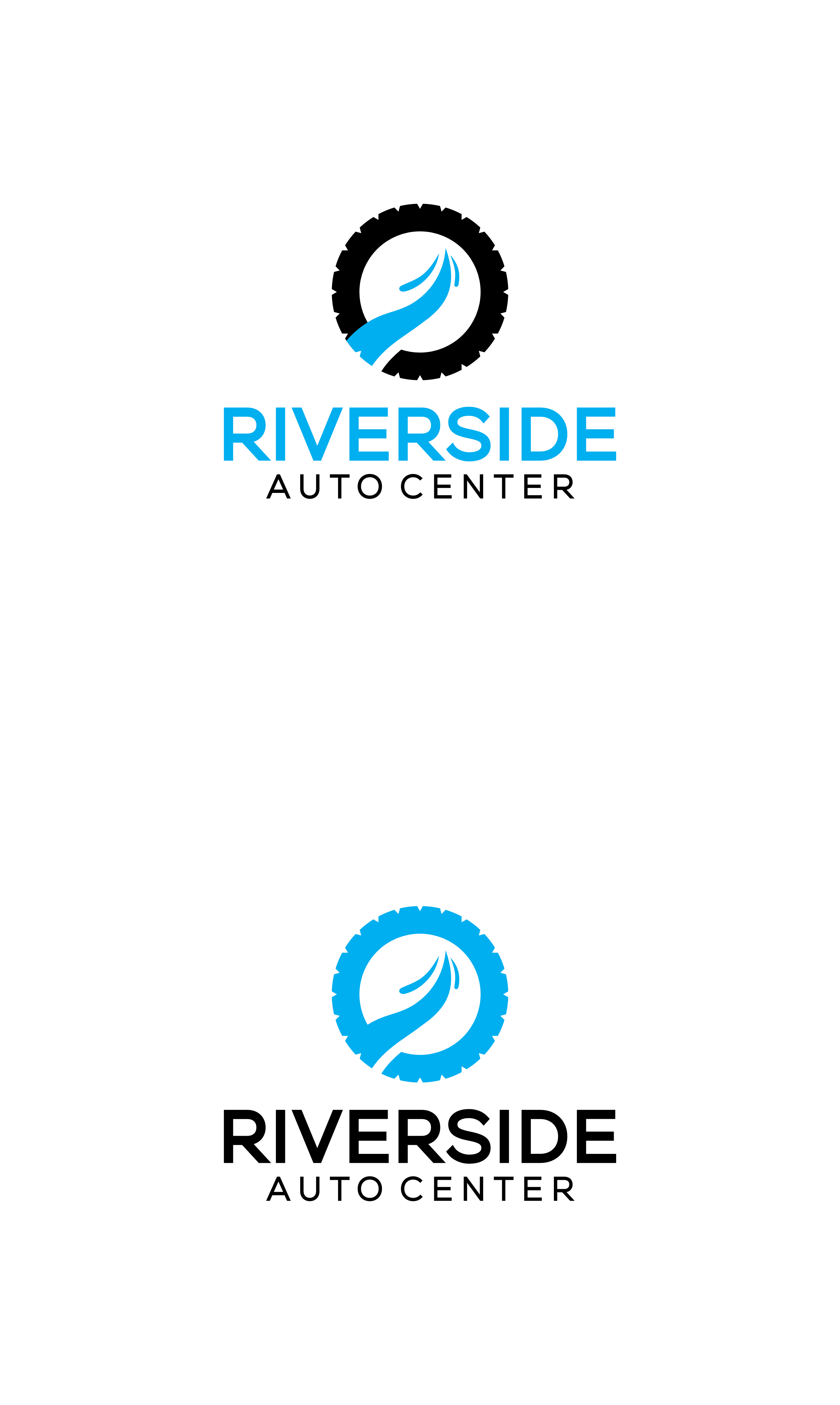 Logo Design for Riverside Auto Center by adeva Design 31959857