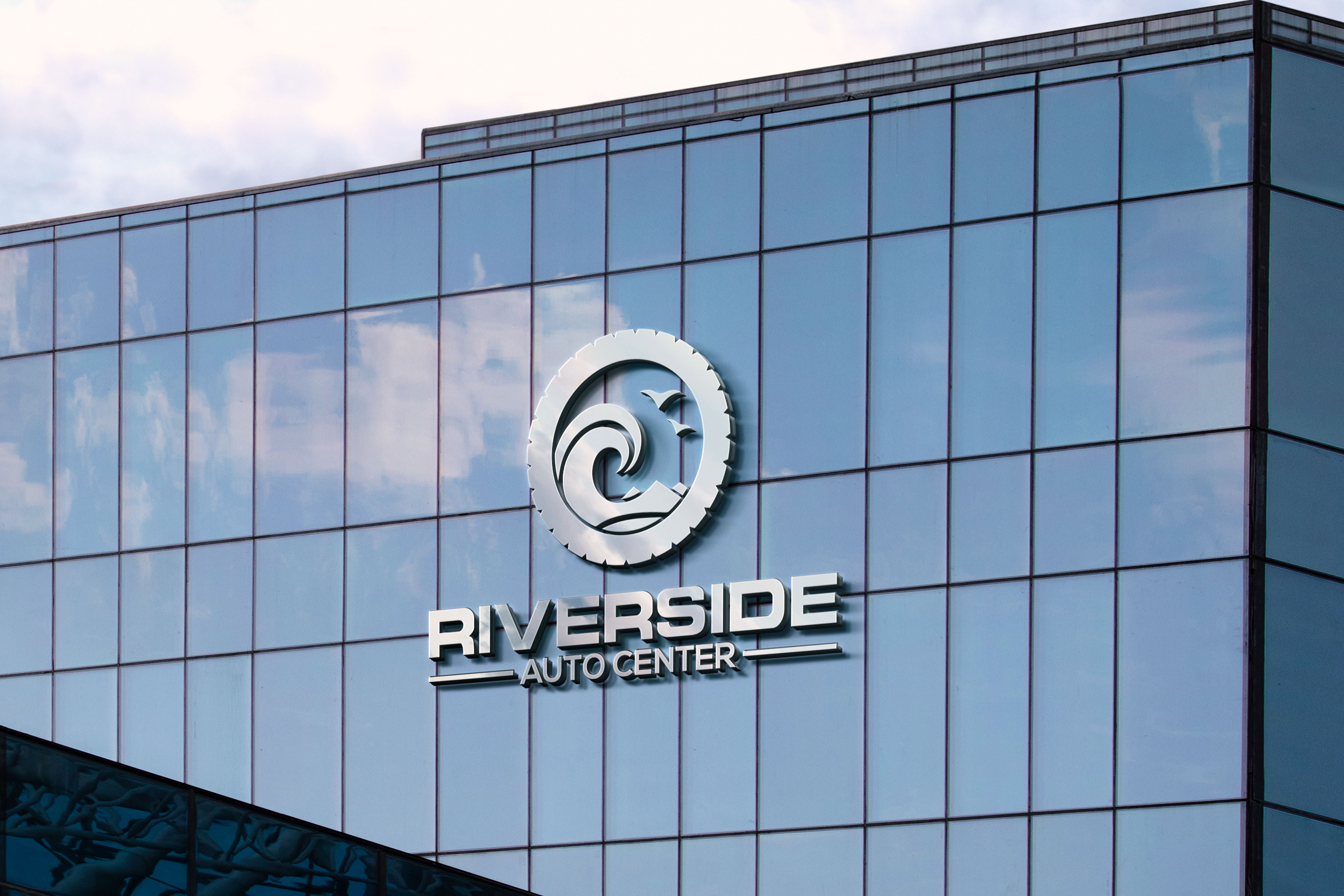 Logo Design by Md Shofiqul Alom for Riverside Auto Center | Design #31992031