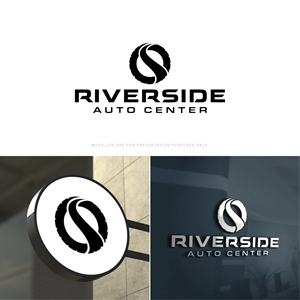 Logo Design by The Lion Studios for Riverside Auto Center | Design: #32046025