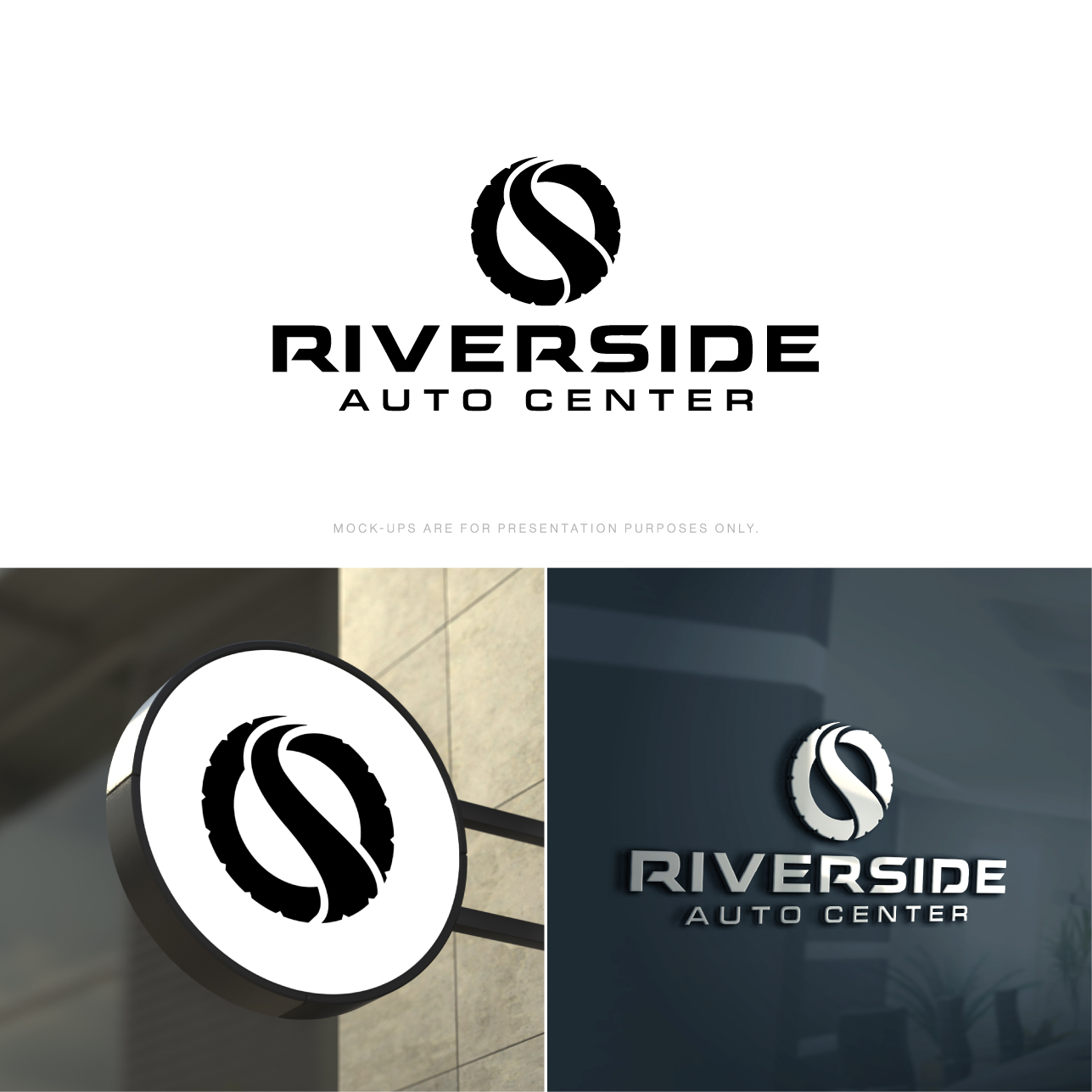 Logo-Design von The Lion Studios für Riverside Auto Center | Design: #32076149