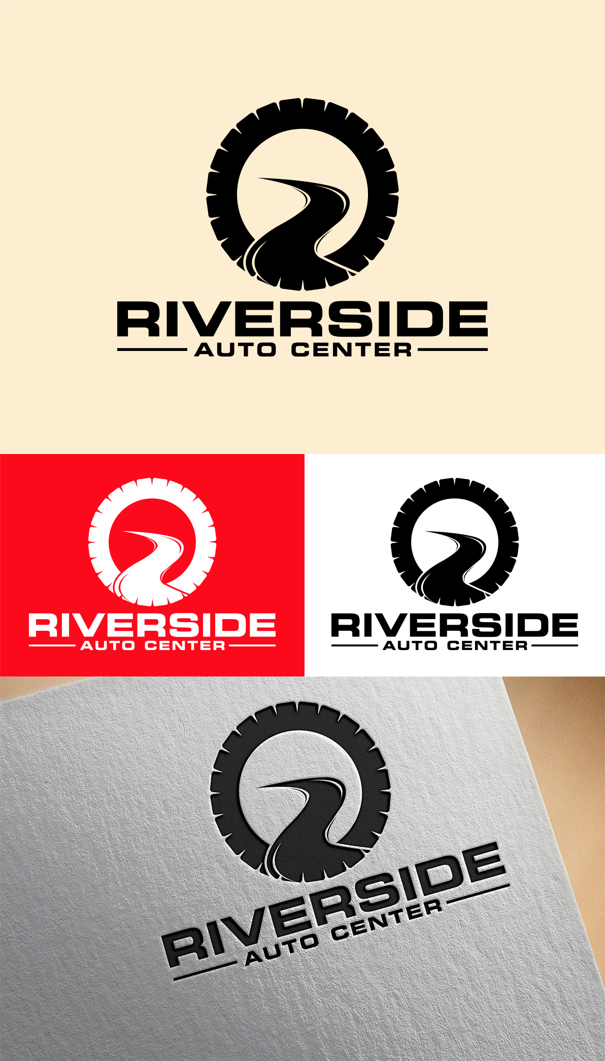 Logo Design by Imran_me for Riverside Auto Center | Design #31957047
