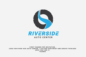 Logo Design by KREATIVE S - LOGO DESIGN for Riverside Auto Center | Design: #31993634