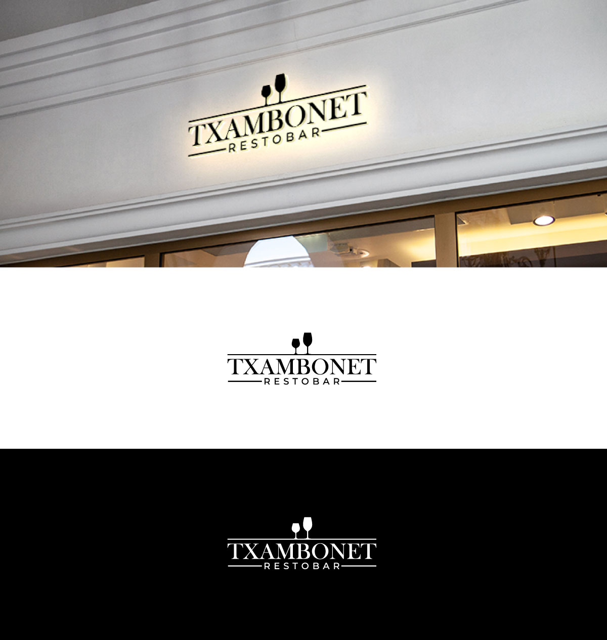 Diseño de Logo por alexdarah para Restobar Txambonet | Diseño #31960725