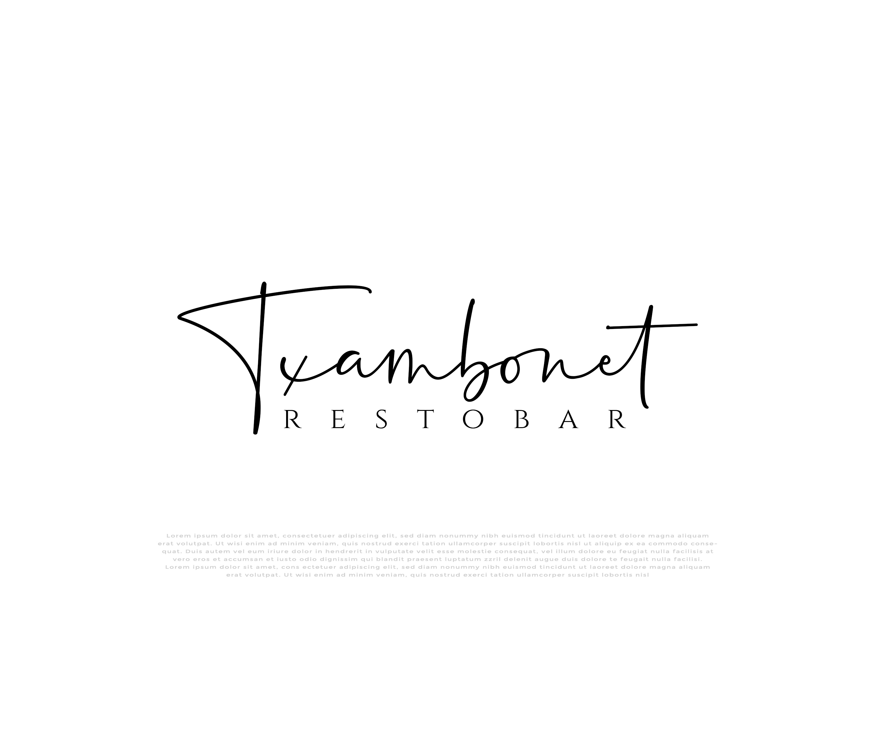Logo Design by Rahmina for Restobar Txambonet | Design #31957071