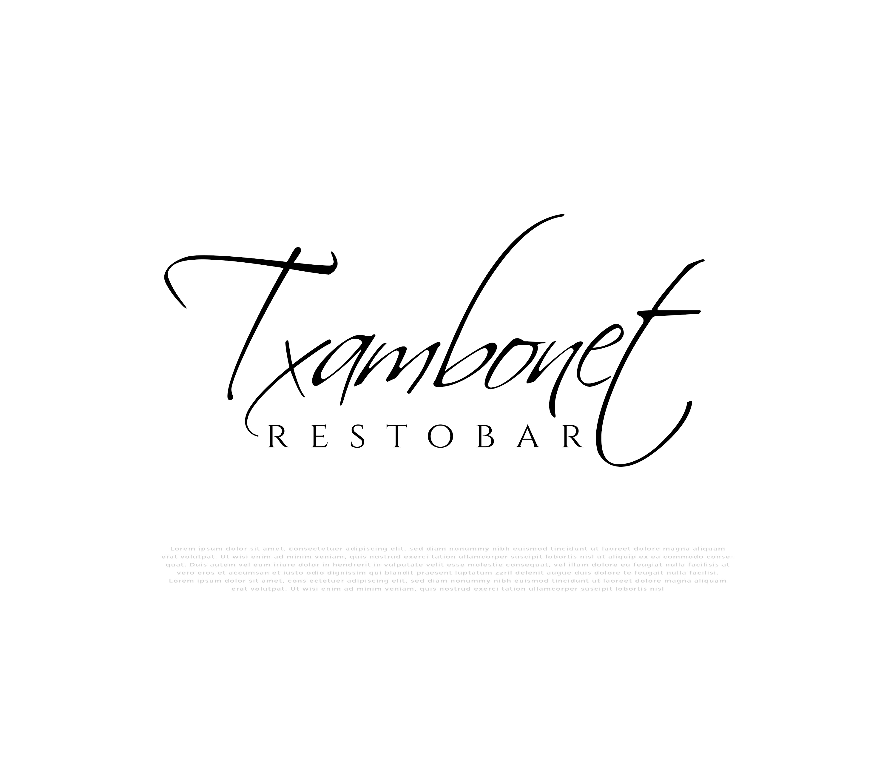 Logo Design by Rahmina for Restobar Txambonet | Design #31957075